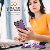 Vista 5 de Dreem Fibonacci - Funda tipo cartera para iPhone 13 Pro Max Funda desmontable de piel vegana 2 en 1 con soporte integrado, soporte para tarjetas