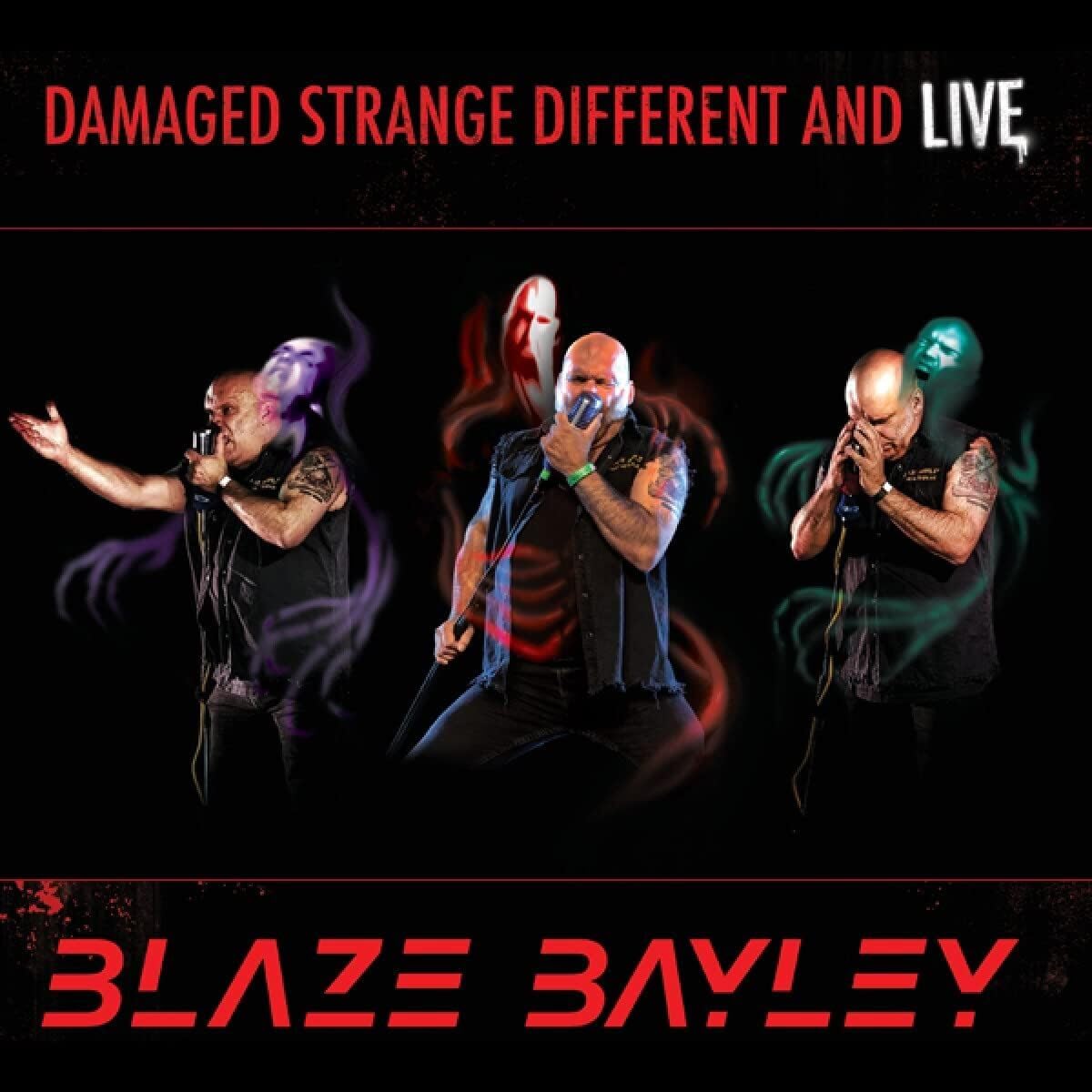 Blaze Bayley Damaged Strange Different And Live LP New 5060966700128