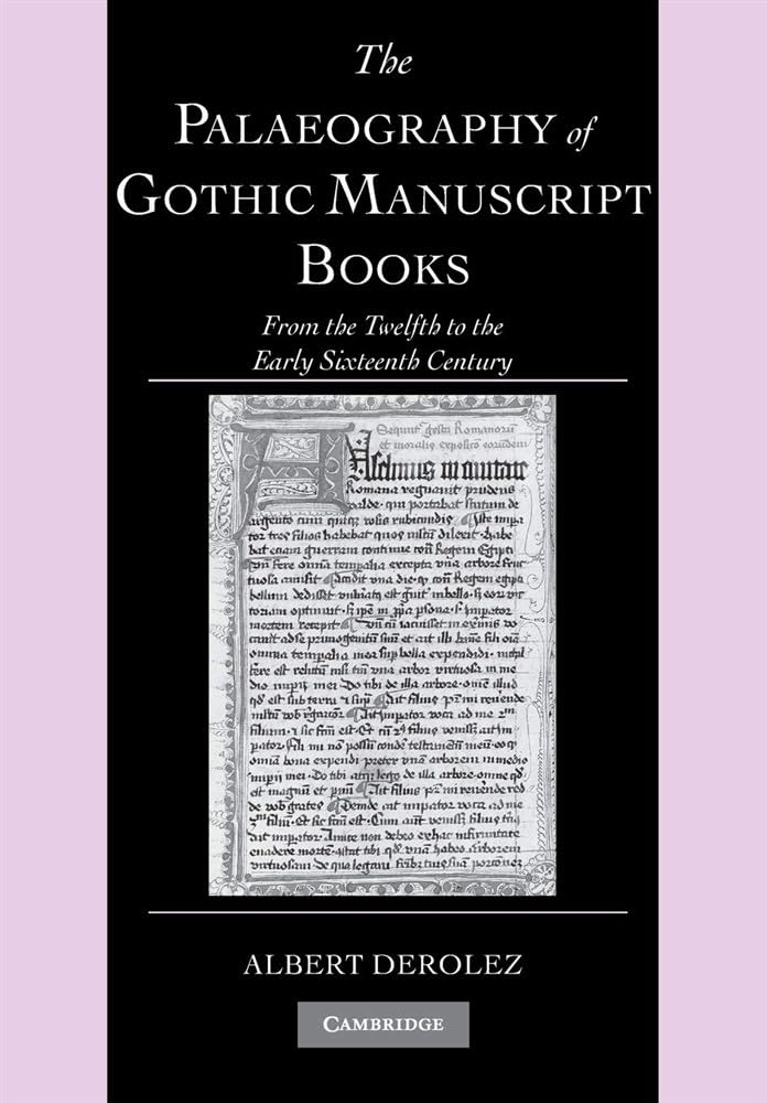 The Palaeography of Gothic Manuscript Books: From the Twelfth to the Early Sixteenth Century: 9 (Cambridge Studies in Palaeography and Codicology, Series Number 9)