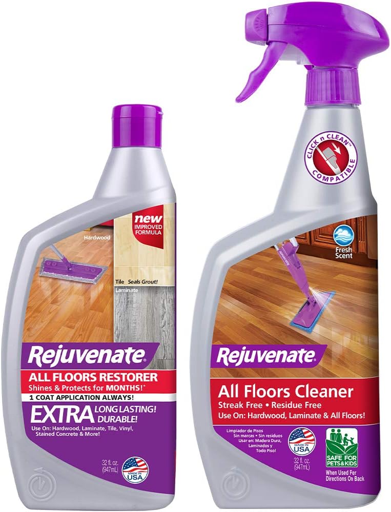 Rejuvenate All-Floors Restorer 32oz & All-Floors Cleaner 32oz
