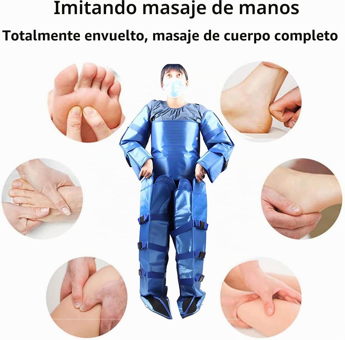 Presoterapia para Casa,Masajeador De Cuerpo Completo para Masaje De Presoterapia De Cuerpo Completo Circulación De Drenaje Linfático Y Relajación Muscular