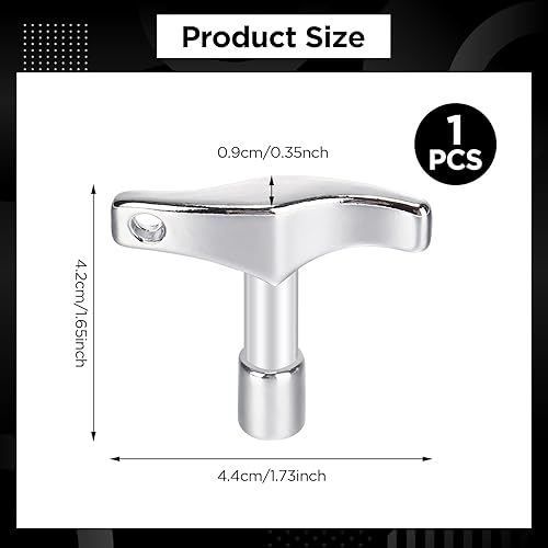 Miniatura 2 de Llave de afinador de tambor, herramienta multifuncional para afinación de tambor, broca de llave de tambor para batería acústica y electrónica,