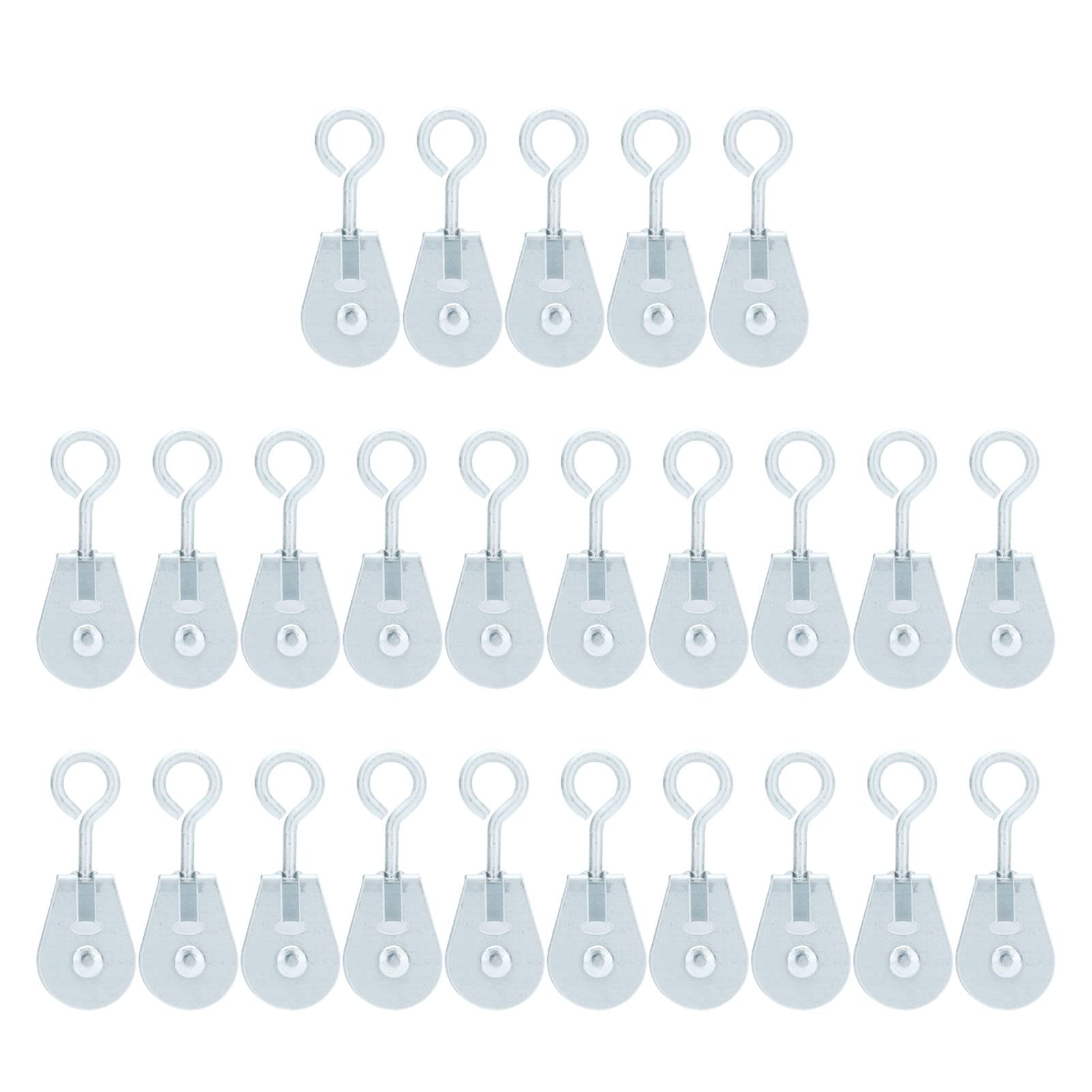 BTSEURY Cable Pulley, 25pcs Pulley, Wearable Small Compact Easy Replaceable Convenient Practical Greenhouse Equipment for