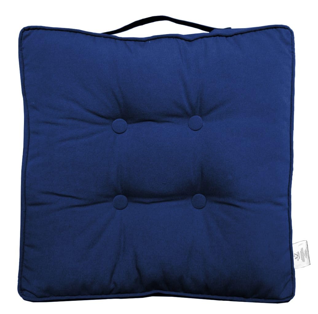 4All Booster Cushion – Firm Seat Riser Cushions for Chair, Thick Armchair & Sofa Booster Cushion, Post Hip Replacement Support 10cm (Navy)