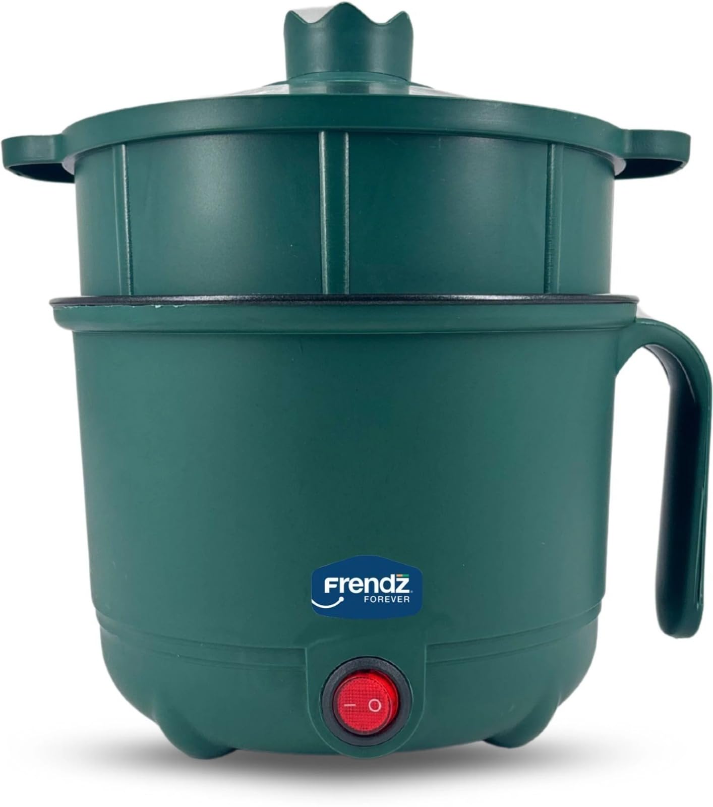 Frendz Multipurpose Electric Kettle 1.5L | Double Layered Body | Multi Cooker for Tea, Coffee, Noodles, Soup & Boiling Water | Stainless Steel Inner Pot | Fast Heating | Green-image-3