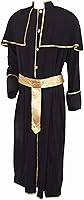 Vista 3 de Disfraz de Halloween para hombre del Padre Celestial, disfraz de predicador del Evangelio del Sacerdote, Multicolor