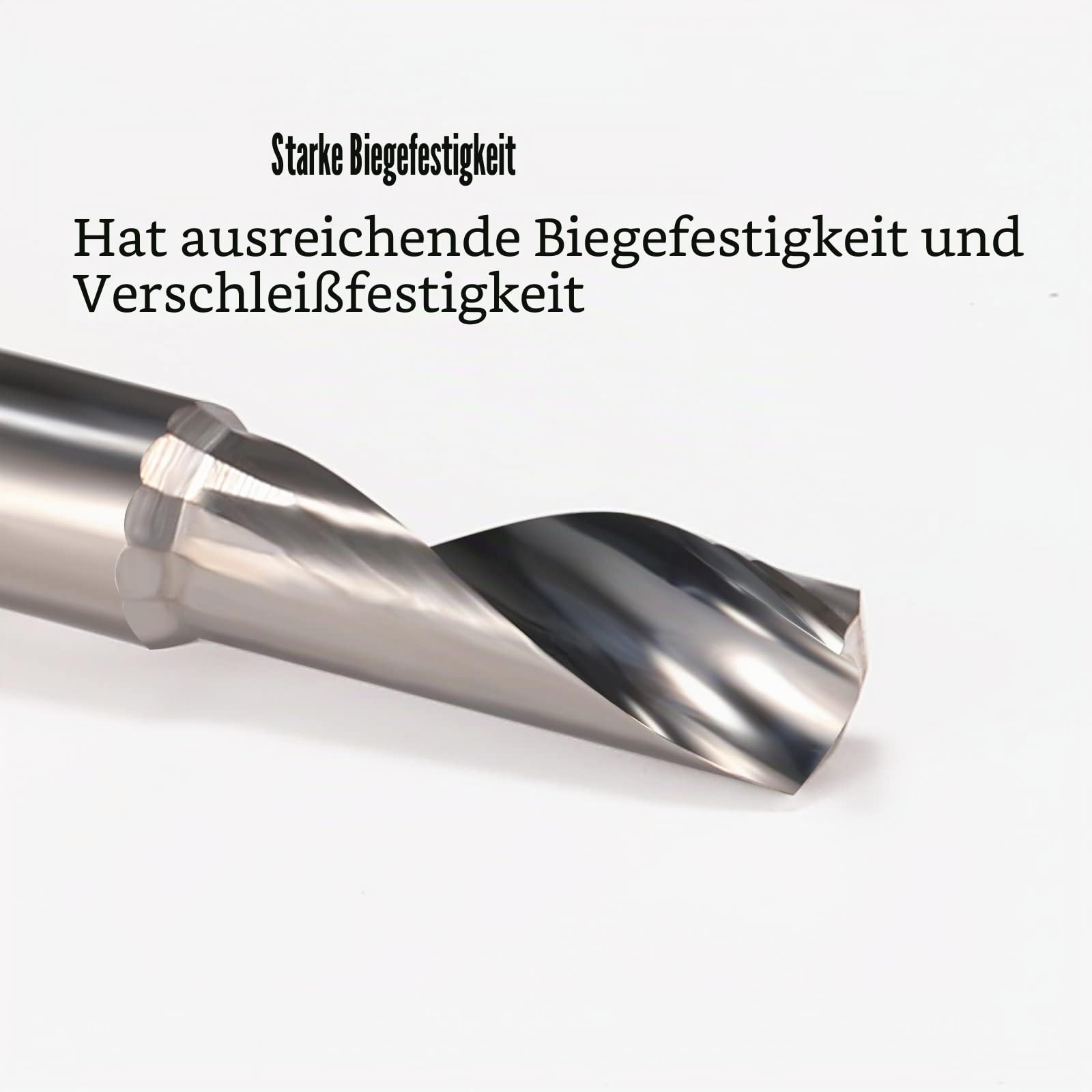 EU_HOZLY 3. 175 x 12 mm Einzelnut-Fräsfräser für Aluminium, CNC-Werkzeuge, Vollkarbid, 5 Stück