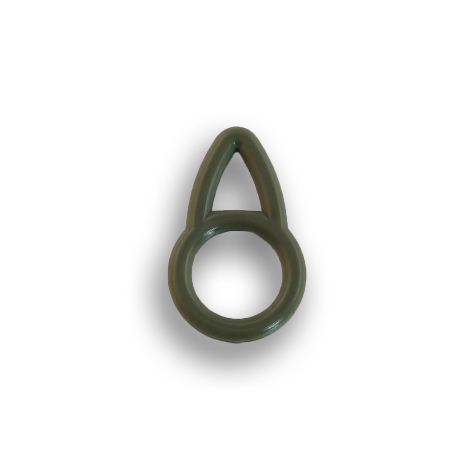 Bank Tackle Running Rig Ring Easy Run Rings Carp Pike Fishing Terminal Tackle 3 Colours (x 50 Pack, Green)