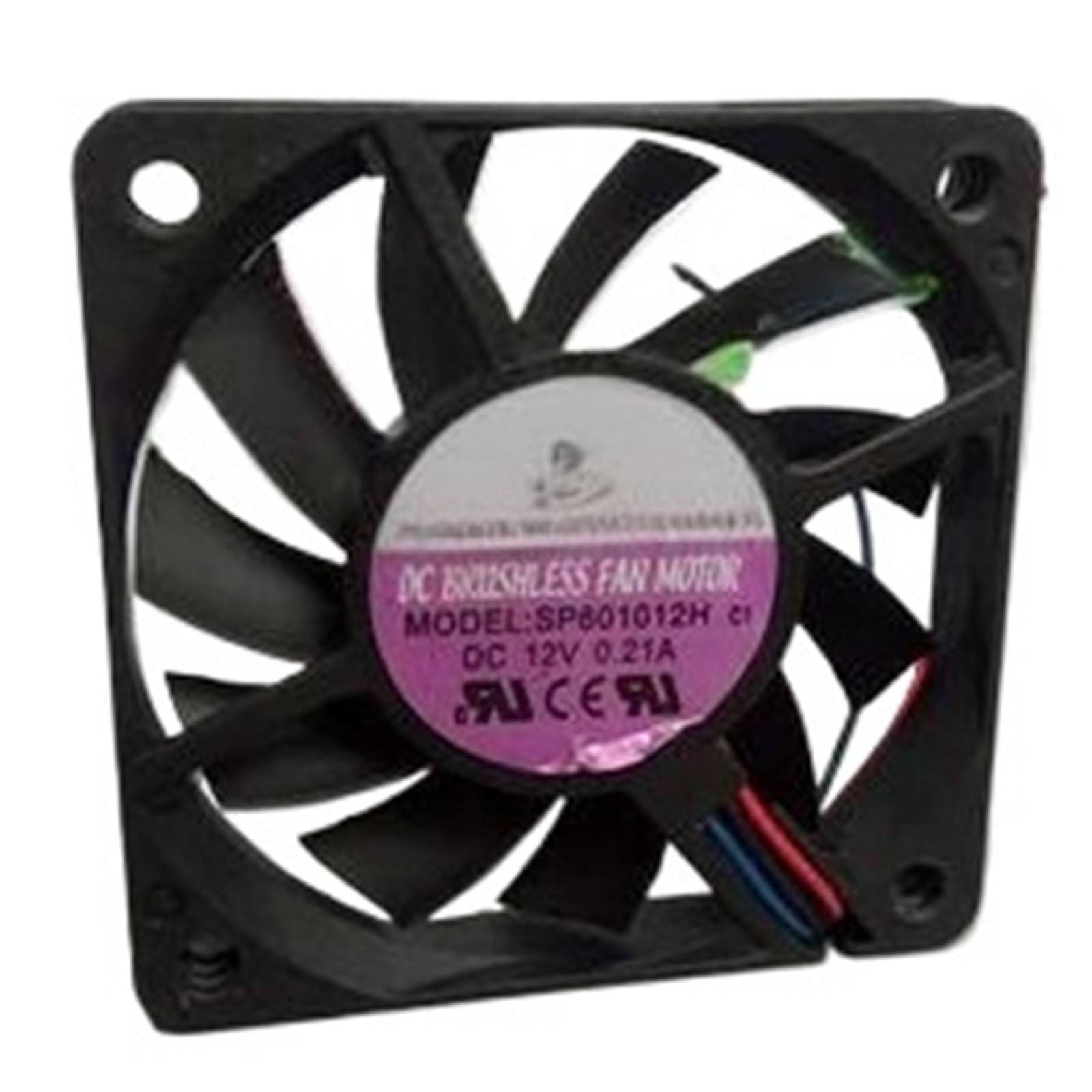 TSCFHGQI SP601012H 12V 0.21A 6CM 6010 3-wire Fan(2-wire)