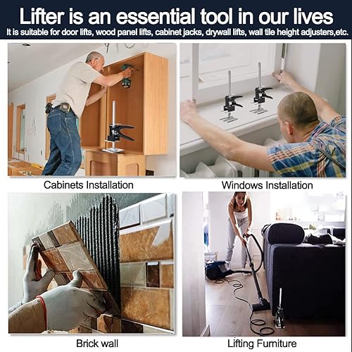 Miniatura 7 de Gato de brazo de ahorro de mano de 12 pulgadas, elevador de brazo de palanca, herramienta de elevación de gato de mano para instalar gabinetes,