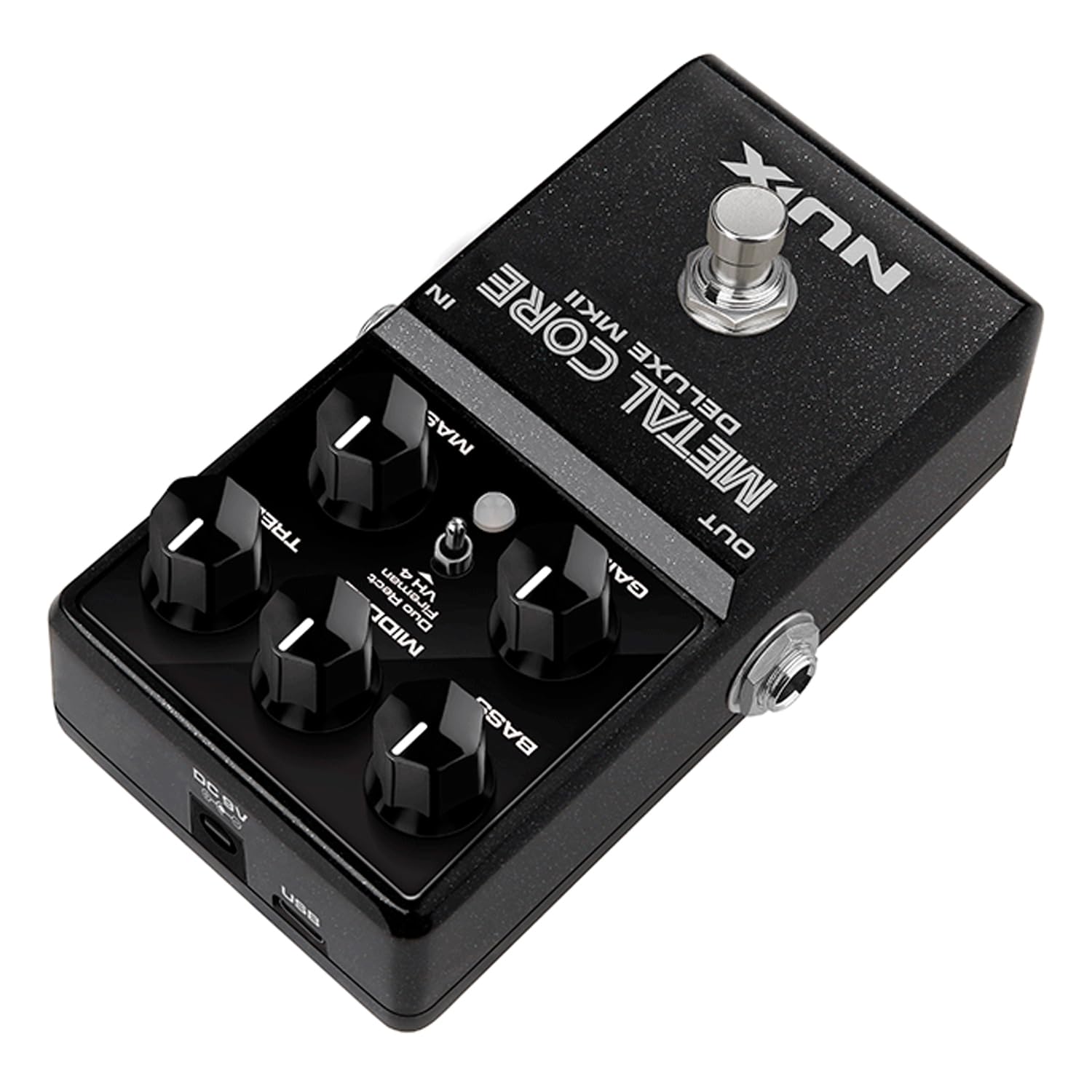 NU-X | Metal Core Deluxe mkII Pedale Con 3 Selezionabili Ad Alto Guadagno Valvole Amp Modelli