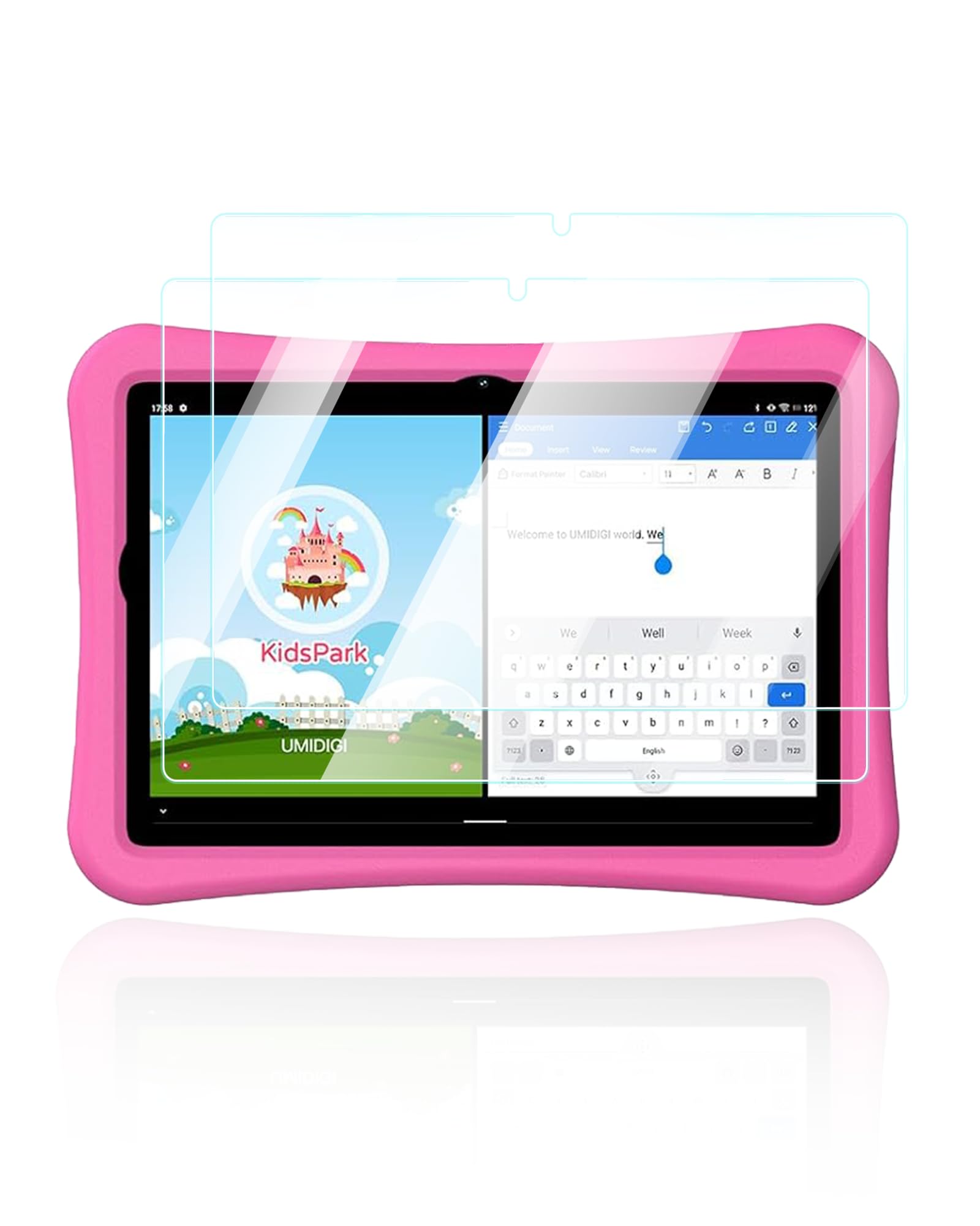 Screen Protector for Plimpton Kids20 Tablet for Kids 10 inch,Anti-Scratch 9H Hardness Touch Sensitive 2.5D Rounded Edges Bubble Free Easy to Install,2