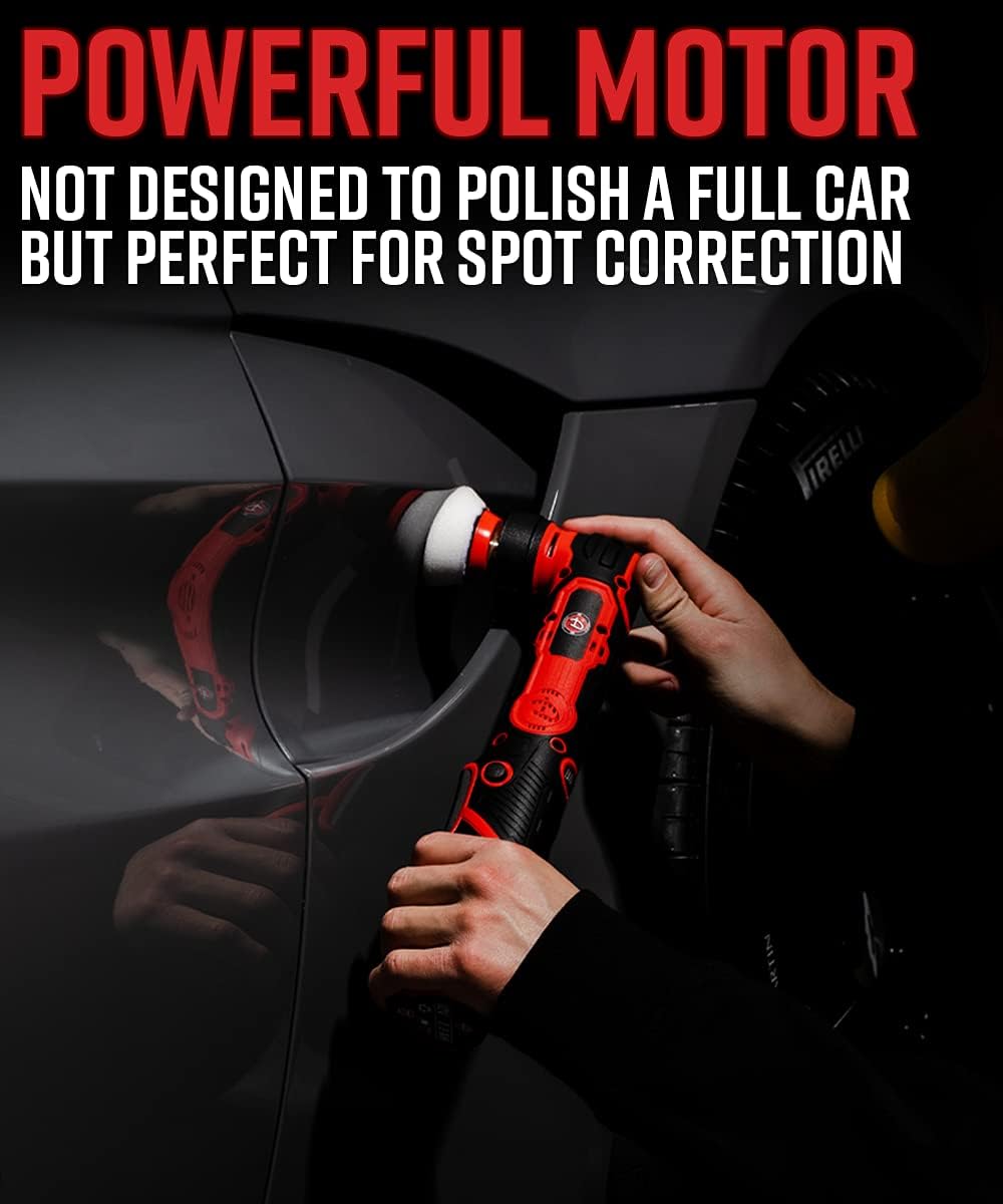 Swirl Killer Micro - Correct & Polish Tough to Reach Areas, Badge Emblems, Grills, Chrome, Interior Consoles, and More - Powerful Nano Polisher for Professional Detailing Results (Battery) : Automotive