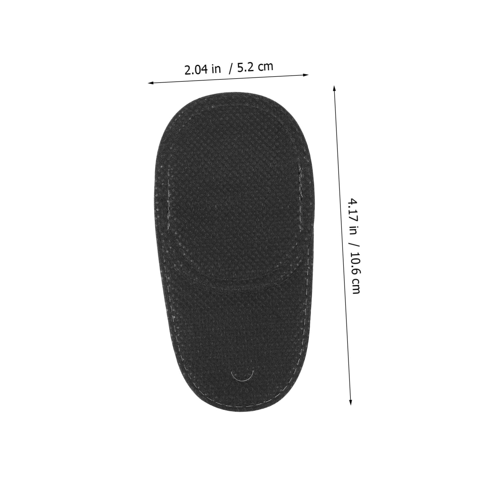 ORFOFE 12 Oculares Negros de Tela No Tejida Reutilizables para Ojos, Cómodos y Fáciles de Usar, Ideales para Viajes y Uso en Casa