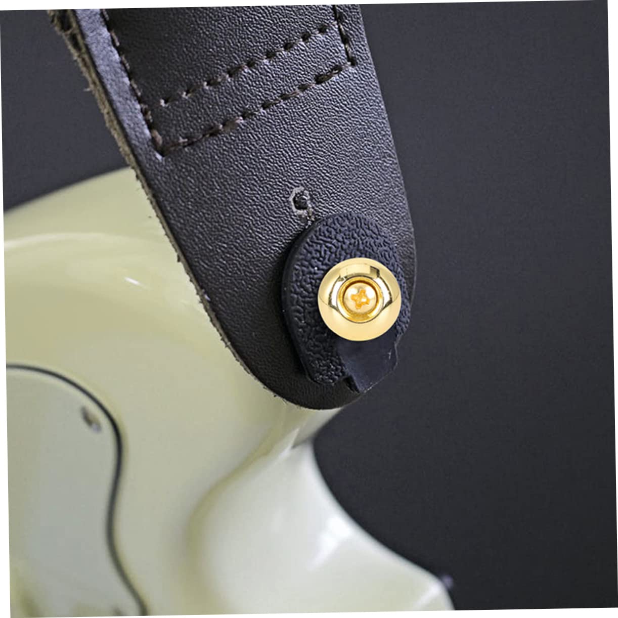 Milisten Guitar Strap Lock Metal Nail Bass Strap Nail off Guitar Belt Metal Button