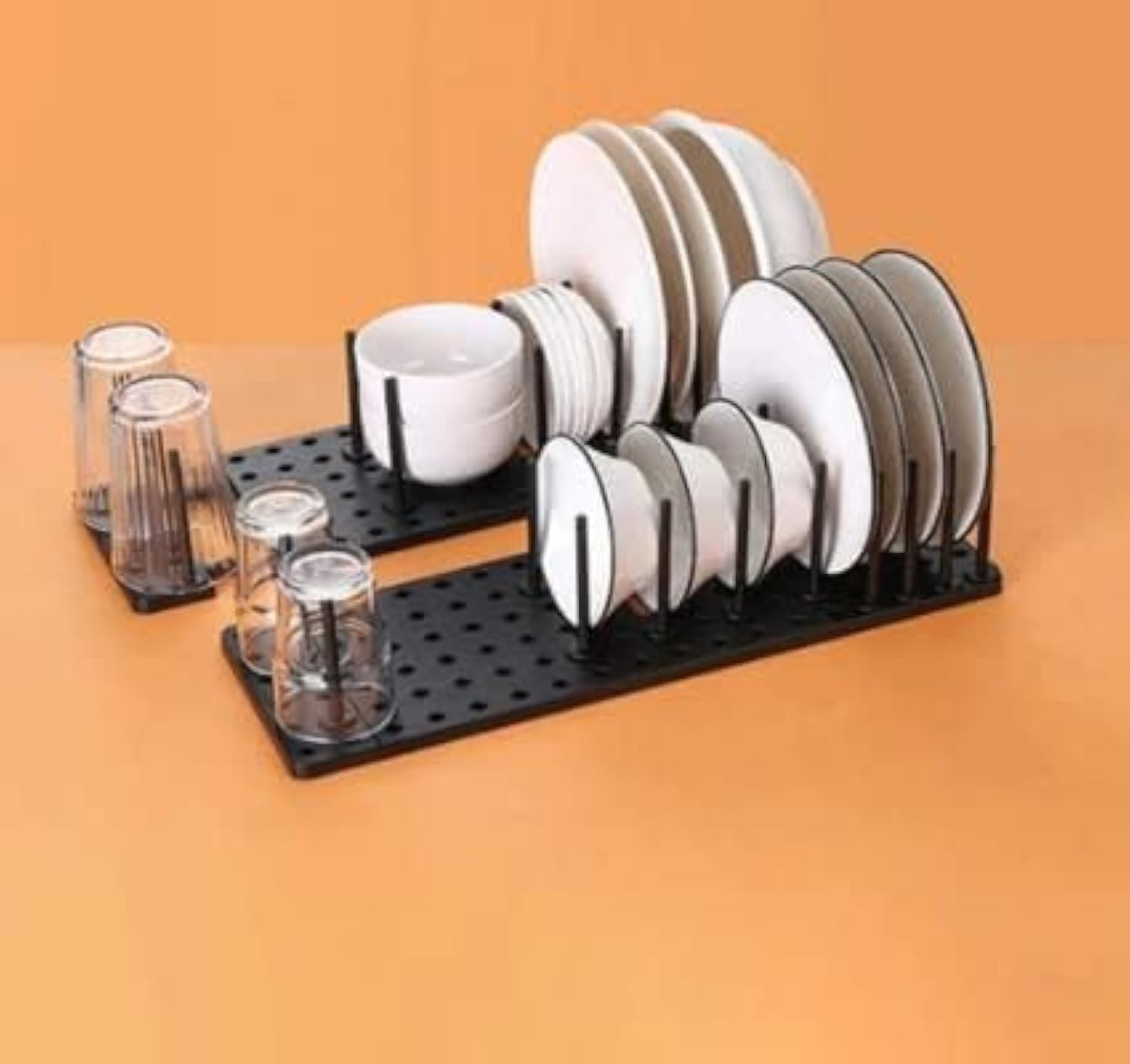 MVM Enterprise Adjustable Pegboard Drawer Organizer, Kitchen Drawer Organizers, Trays and Dividers For Drying Rack Bowl Storage Of Kitchen Utensils, Tableware (B0D3KVRR8D) Amazon Price History, Amazon Price Tracker