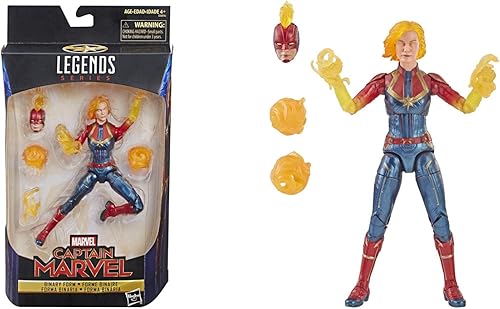 Miniatura 2 de Figura de Captain Marvel Legends (forma binaria)