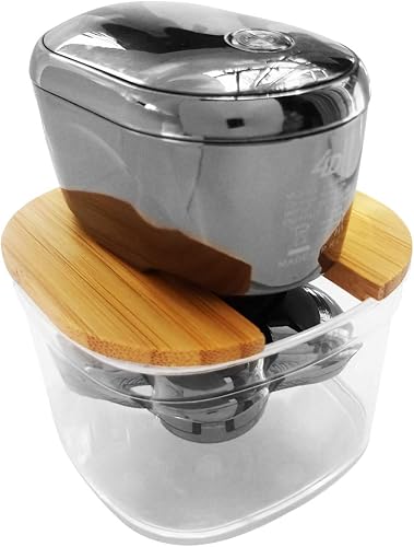 Miniatura 4 de Soporte de enjuague de bambú compatible con afeitadoras de cabeza AxiomWarrior