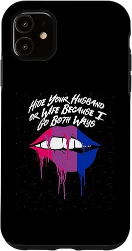 Miniatura 10 de iPhone 12 Pro Max I Go Both Ways Bisexual LGBTQ Bi Pride Sarcastic Funny Case