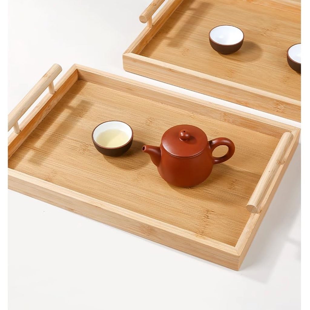 Bandejas Servir Comida Bandeja de té for el hogar Juego Accesorios for Restaurante Cafetería Servicio Comida Mesa Cama | B