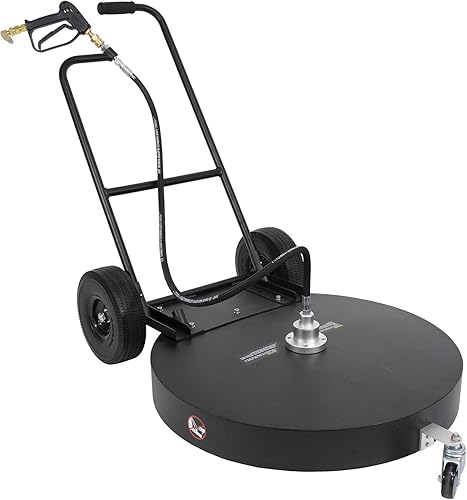 Limpiador de superficie plana de aluminio de 30 "para lavadora a presión de agua fría caliente 4000 PSI 10.5 GPM con ruedas