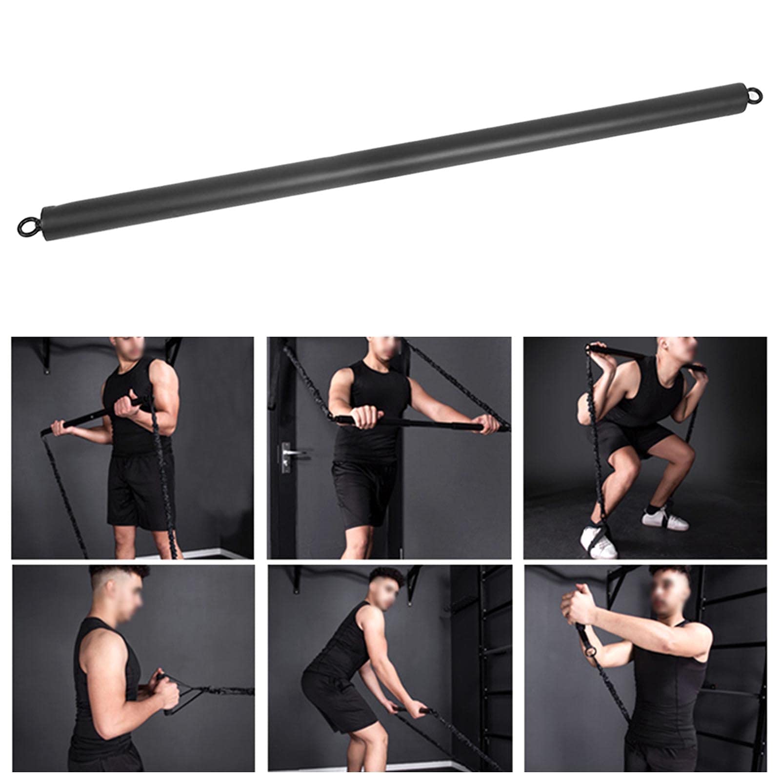 Pilates Fitness Bar, wielofunkcyjna joga Rally Bar Body Sculpting dla domu