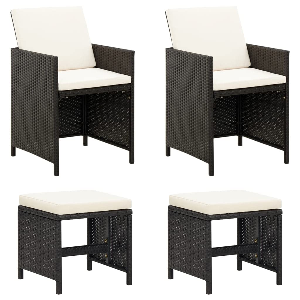 Chaises de balcon en polyrotin anti-intempéries pour rénover une terrasse rapidement