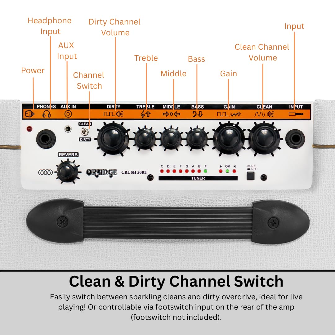 Amazon.com: Orange Crush 20RT Orianthi Limited Edition 20 Watts