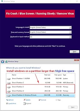 32GB - Bootable USB Driver 3.2 for Windows 11 & 10, Password Reset, Network Drives (WiFi & LAN), No TPM Required, Reinstall,Recovery Windows, Supported UEFI and Legacy, Compatible All Computers