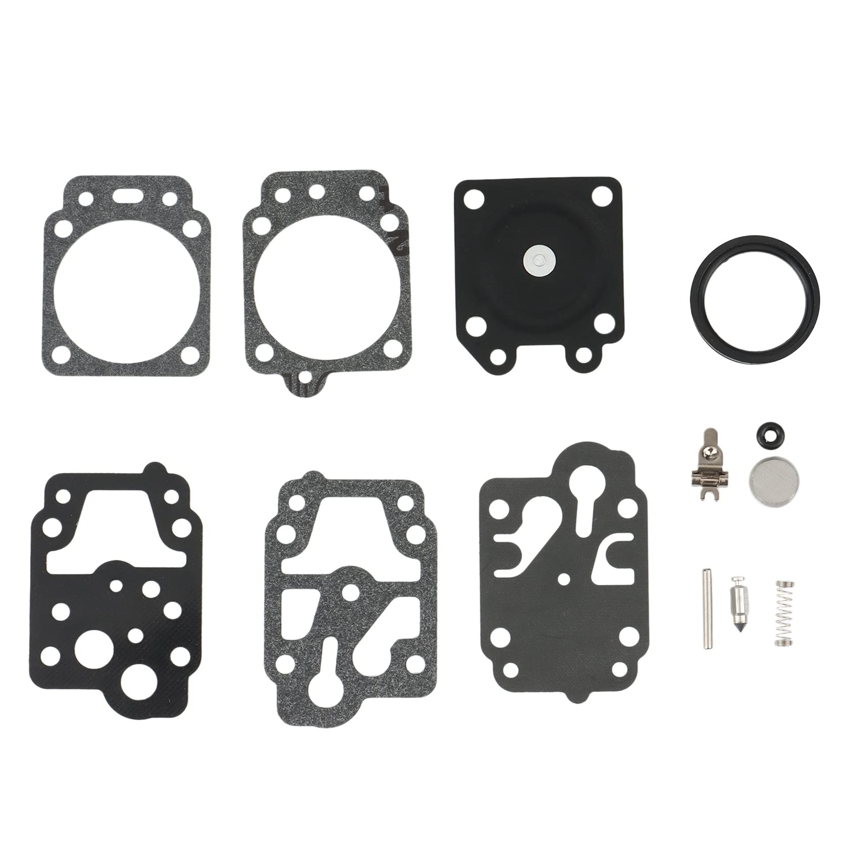 10 Kit D'Aiguille de Joint de Reconstruction de RéParation de Carburateur pour Tondeuse Walbro K20-WYJ Echo Husqvarna Toro Ryobi Honda Homelite