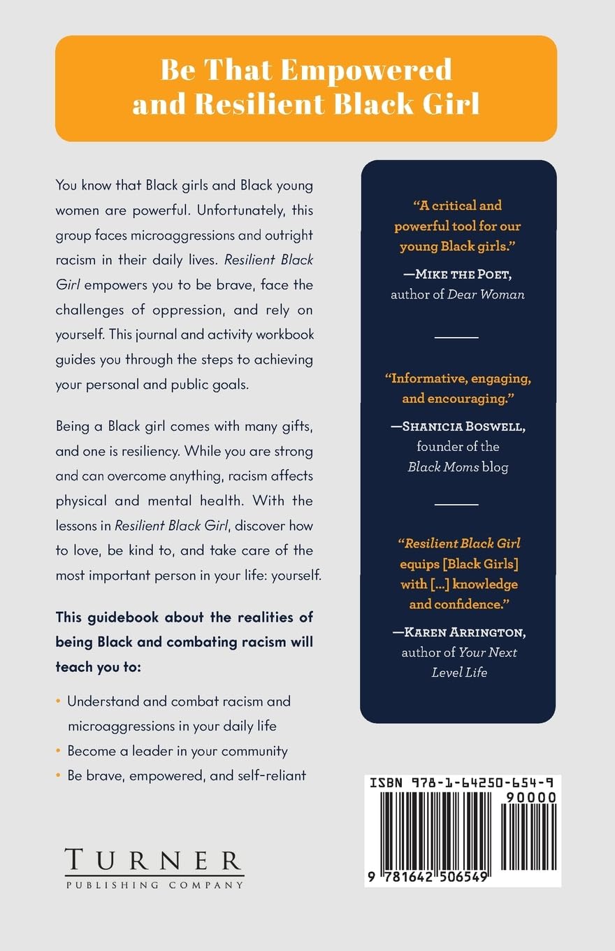 Resilient Black Girl: 52 Weeks of Anti-Racist Activities for Black Joy and Resilience (Social Justice and Antiracist Book for Teens, Gift for Teenage Girl) (Badass Black Girl)