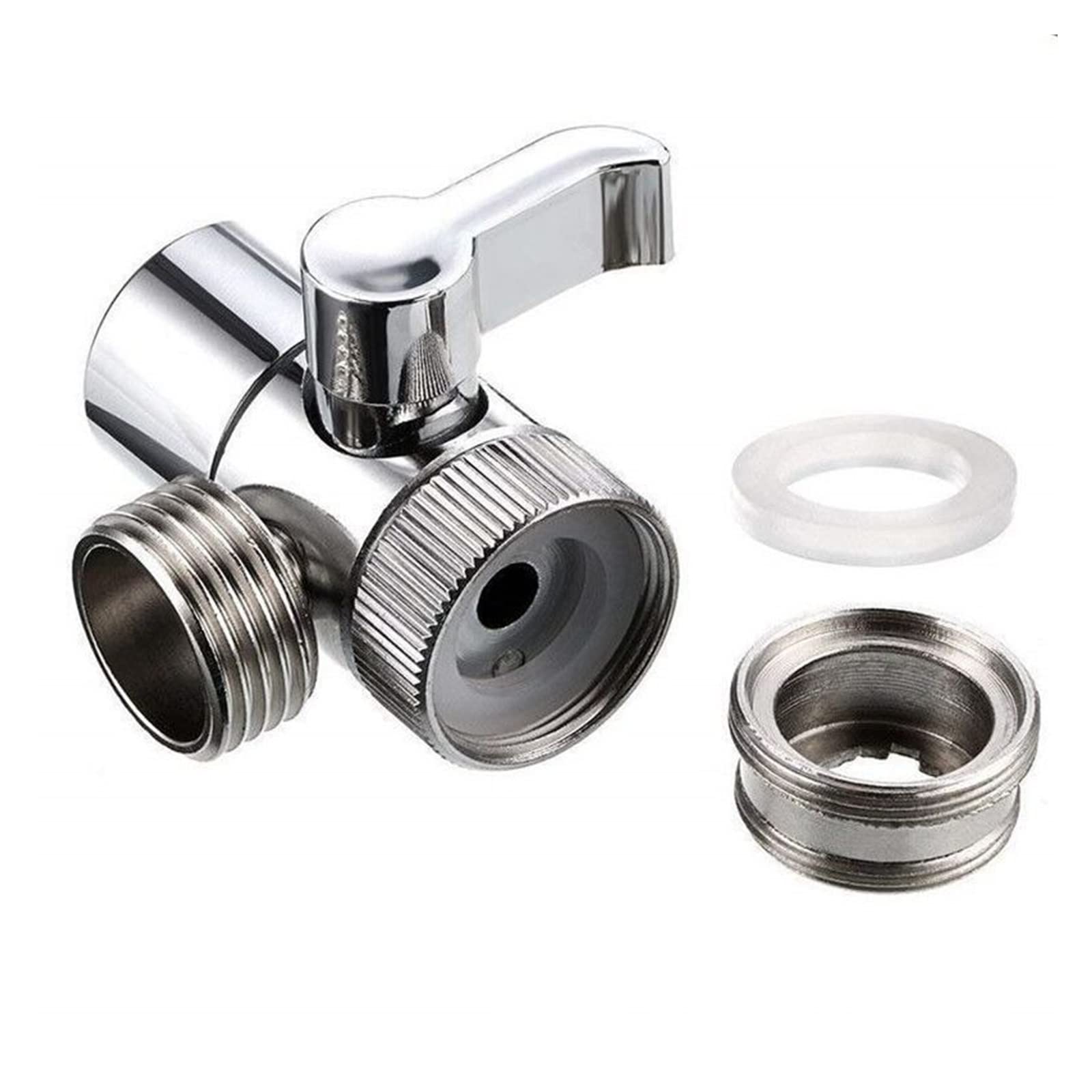 Conector rápido para grifo de tubería de riego de jardín, adaptador de grifo de interruptor de 1 pieza, válvula desviadora de divisor de fregadero de cocina, conector de grifo de agua para inodoro, b