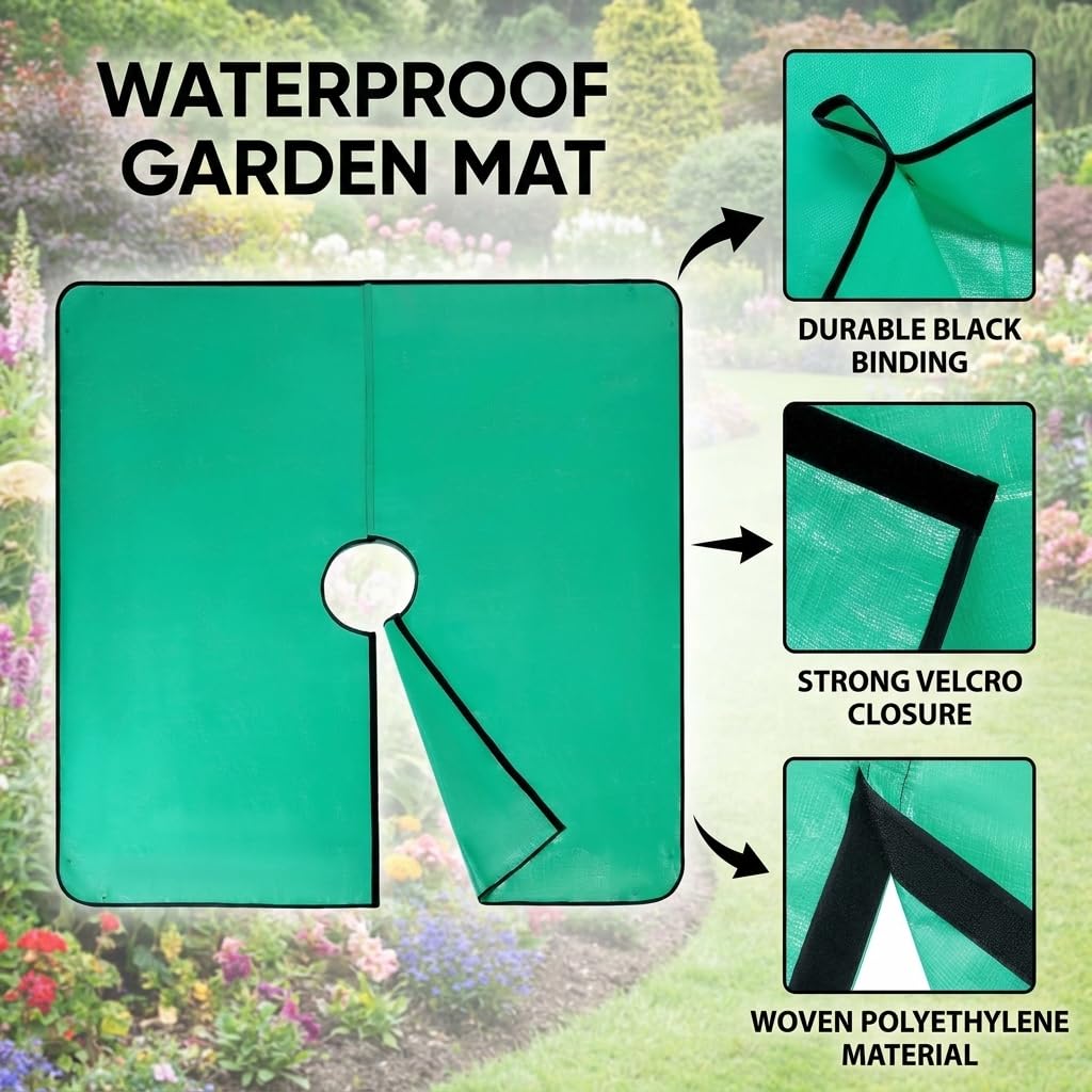 Bâche de Jardin 2Mx2M avec Trou QWORK