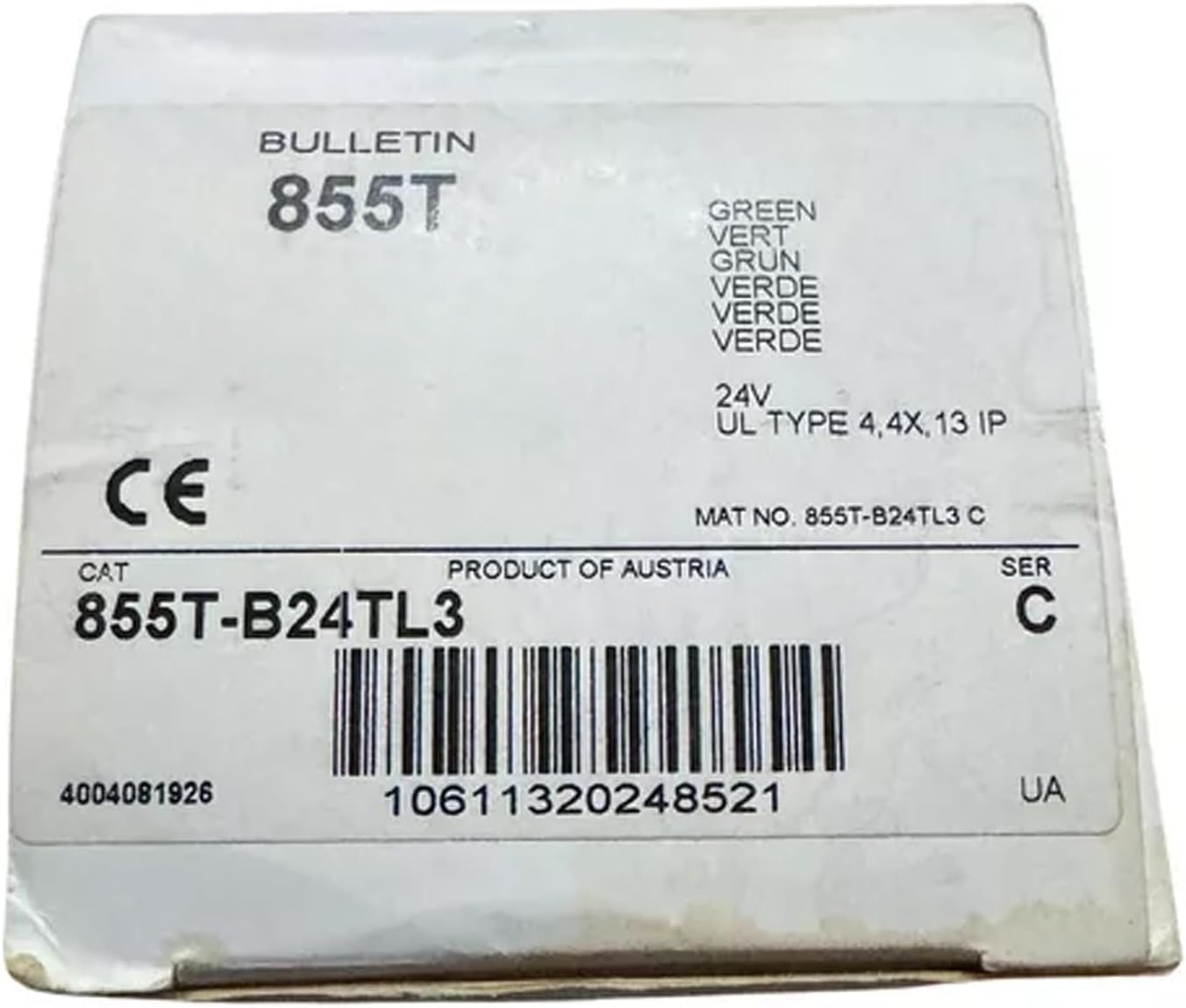 855T-B24TL3 Neuf et scellé dans une boîte 855TB24TL3 Garantie 1 an