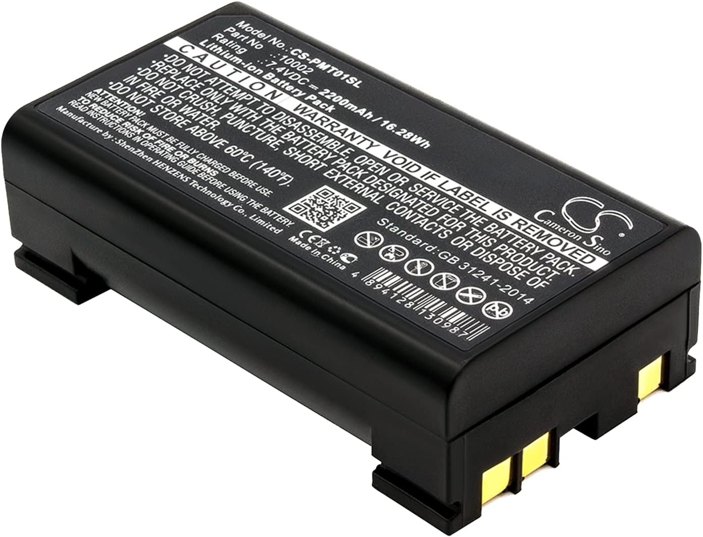 Cameron Sino Battery for Pentax GPS RTK PN:Pentax 10002 2200mAh / 16.28Wh