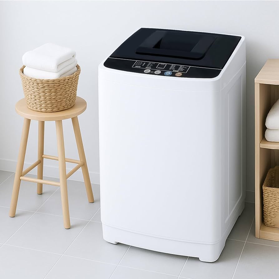 Amazon | 【シンプル機能・コンパクト設計】 洗濯機 3.2kg 1人