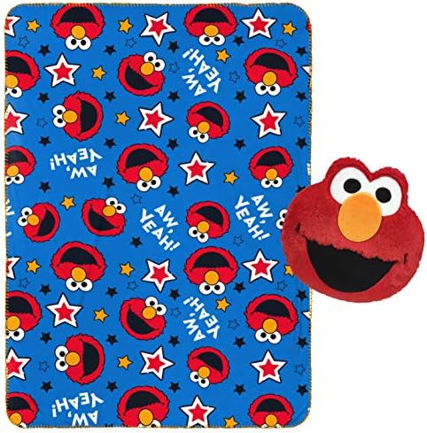 elmo plush throw