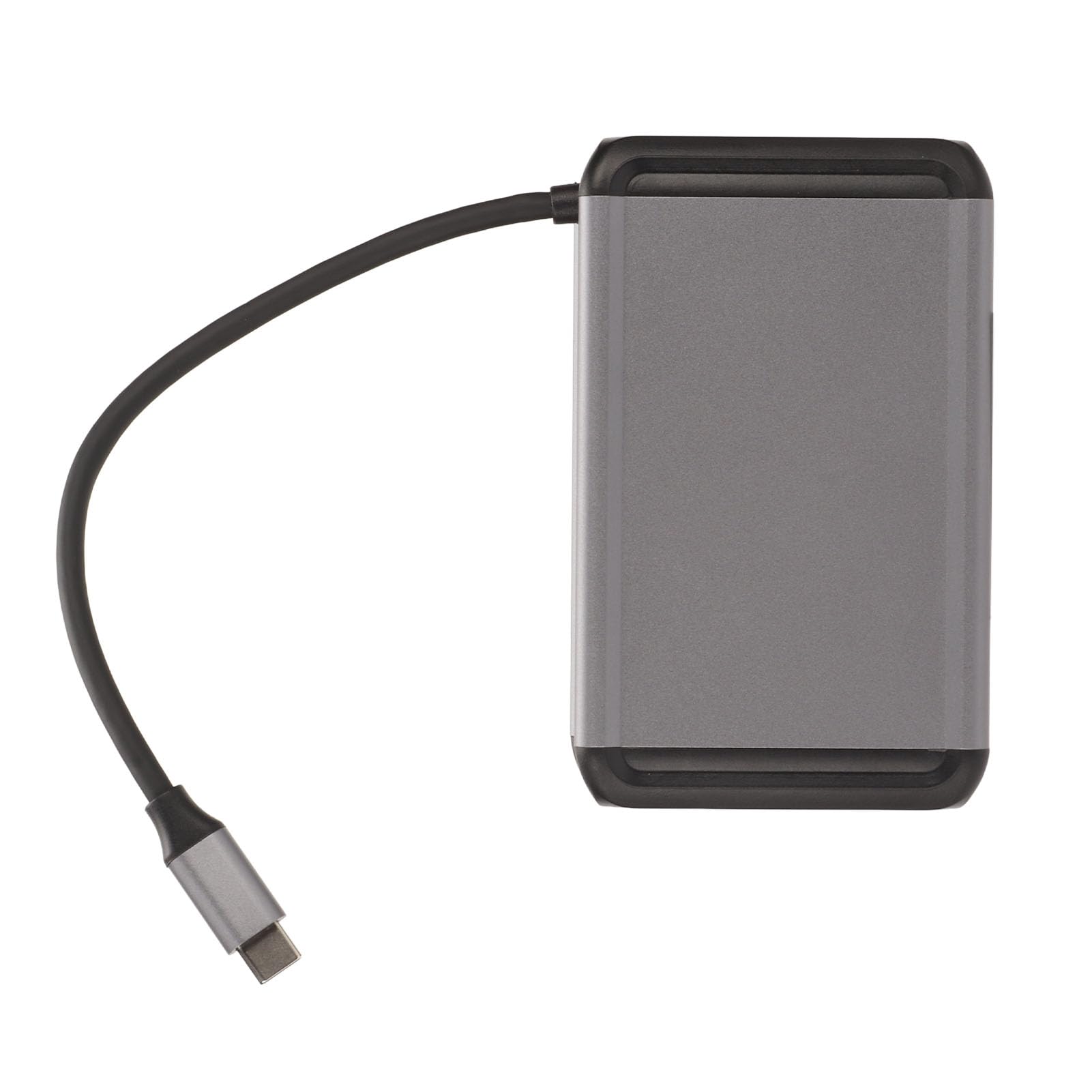 Adaptador de Concentrador USB C 12 en 1 para Interfaz Multimedia de Resolución 4K y Conexión de Red por Cable, para Trabajadores de Oficina Gris Aluminio (Gris)