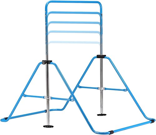 Miniatura 3 de HYD-Parts Barra de gimnasia para niños, barra de entrenamiento junior, barras horizontales ajustables en altura, barras de gimnasia plegables para