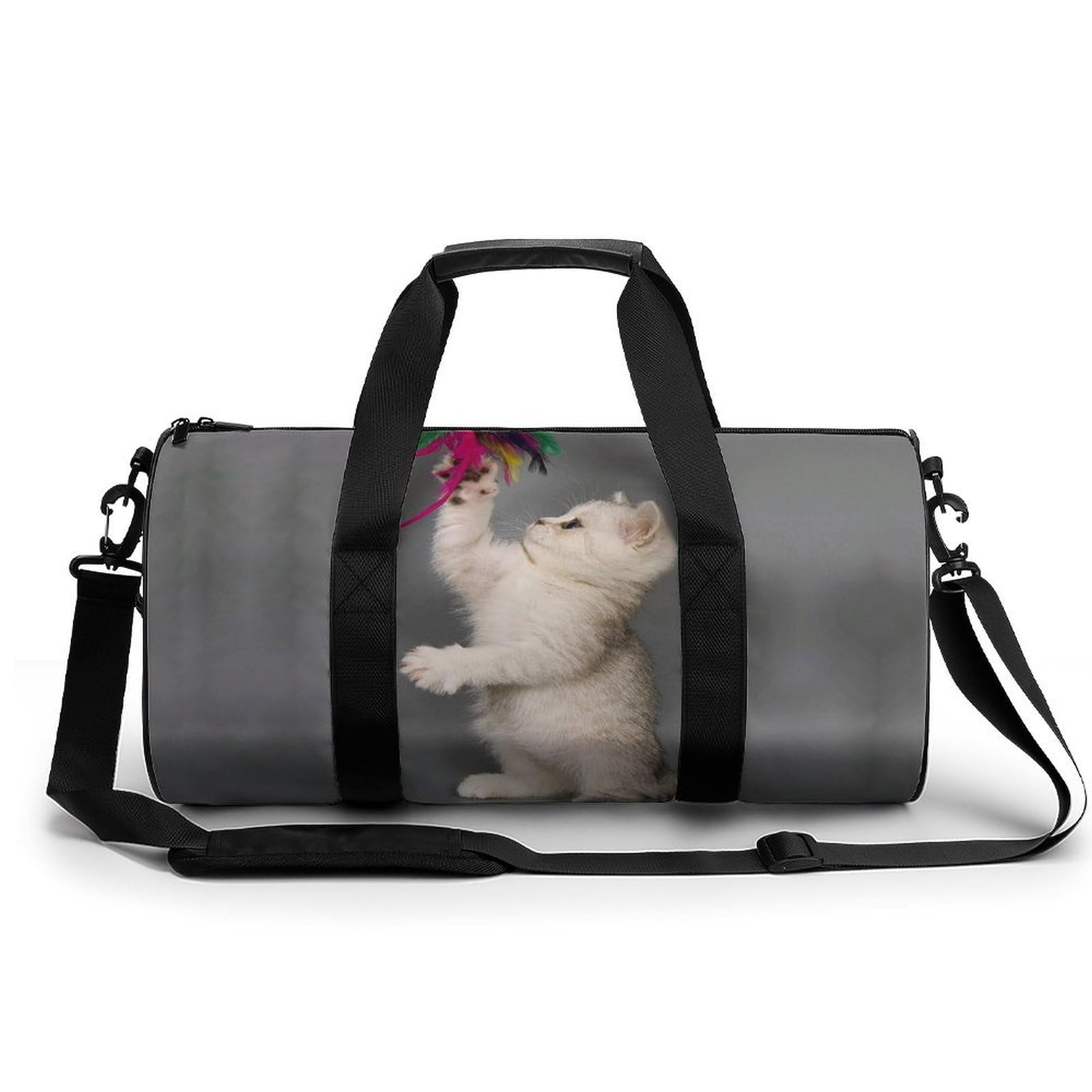 Sac de sport chat duffel imperméable voyage et gym 45cm - 8