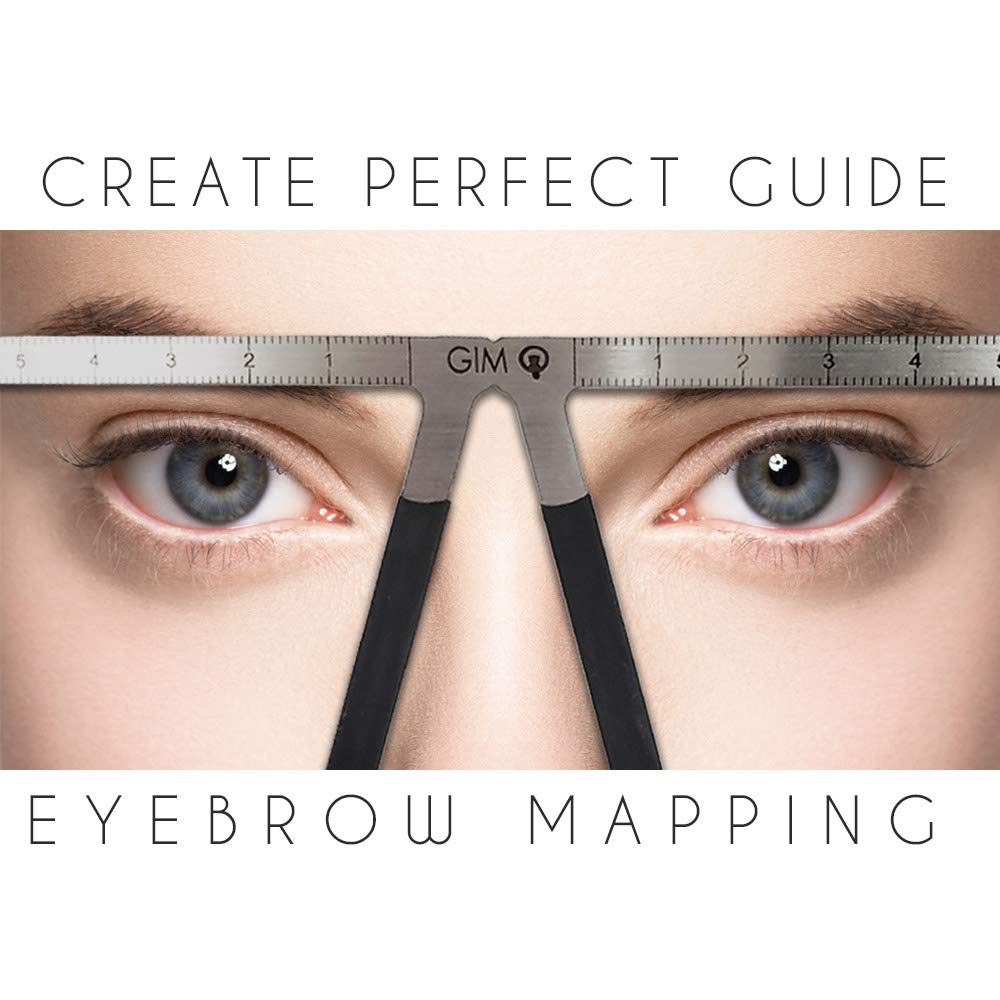 Eyebrow Mapping Guide Ruler for Tattoo and Symmetrical Make UP
