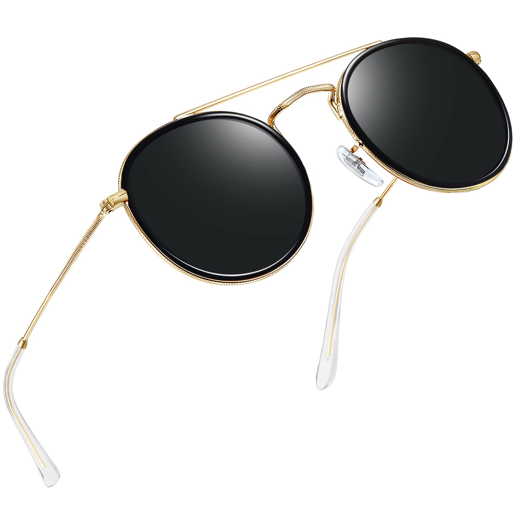 Joopin Vintage Round Sunglasses for Women Retro Trendy Polarized Sun Glasses UV400 Protection Circle Shades Men Sunnies