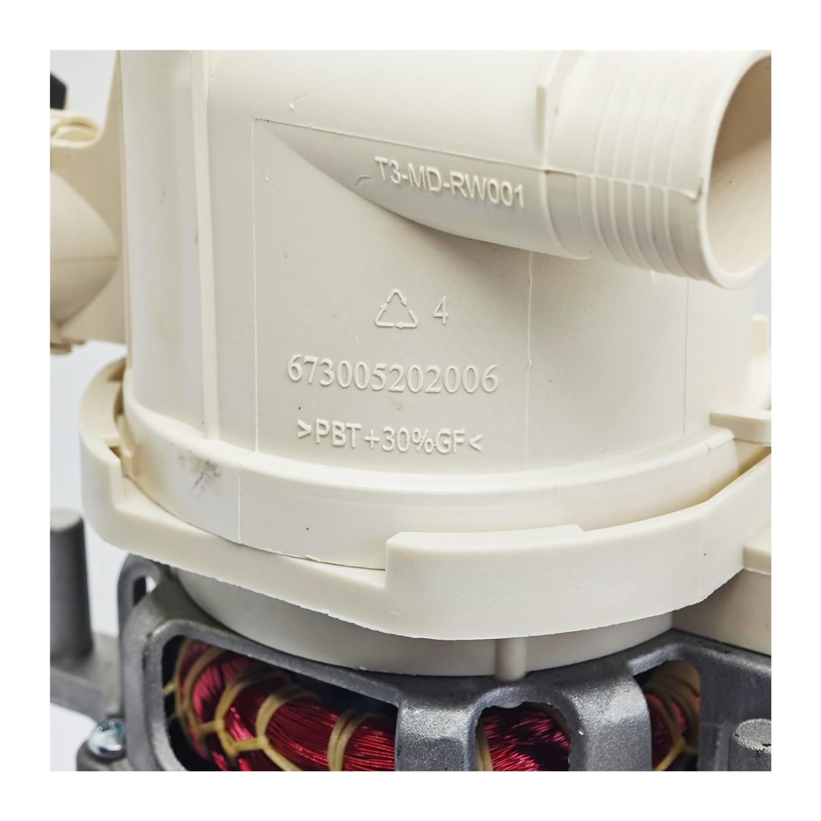 Bomba De Circulación For Lavavajillas, Compatible con Midea, Hansa Y Kaiser, YXW30-2A (L), Bobina De Aluminio, 220-240 V, 50/60 Hz, 60 W, 0,25 A. Repuestos For Lavavajillas.