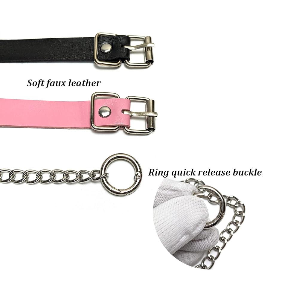 ネックレス・ペンダント [FRECKLE] punching leather choker Amazon.com: Choker Necklace for Women Black Necklace for