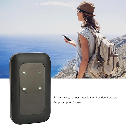 Miniatura 3 de H806 Hotspot WiFi móvil portátil, pantalla inteligente LED, tarjeta multifuncional insertada de alta velocidad WiFi móvil Hotspot para viajes al