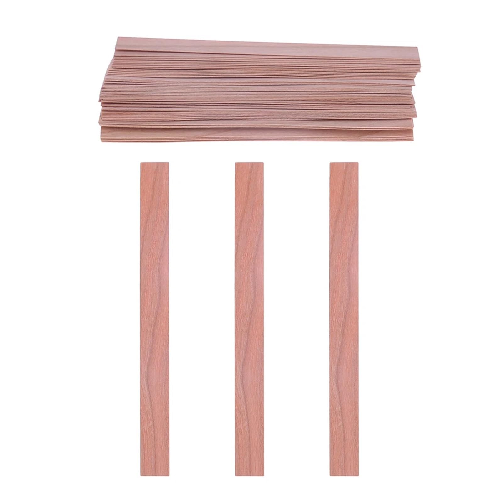 Kerzendocht 50 Stück Holzdochte for Kerzen aus Soja- oder Palmwachs, Kerzenherstellungszubehör für Schlafzimmer(12.5x150mm)