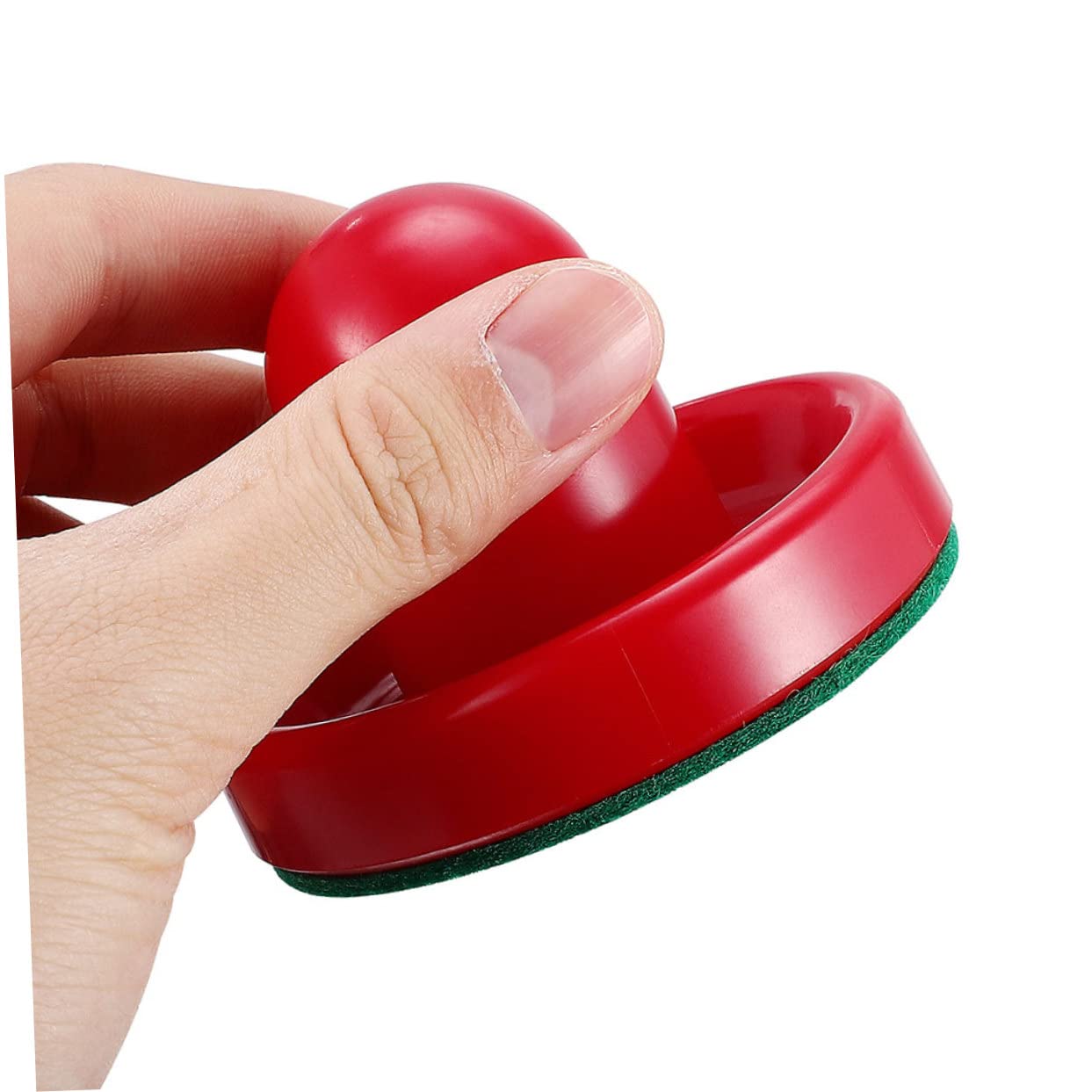 VANZACK 2sets Dischi Per Air Hockey Accessori Per Gioco Da Tavolo Plastica Feltro Palle Rosse Da Perfetti Per Sostituire Dischi Usurati e Perdita Di Palle