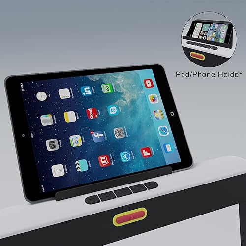 Miniatura 8 de Caminadora plegable para debajo del escritorio con control remoto para caminar y trotar, caminadora pequeña que ahorra espacio con pantalla LCD para