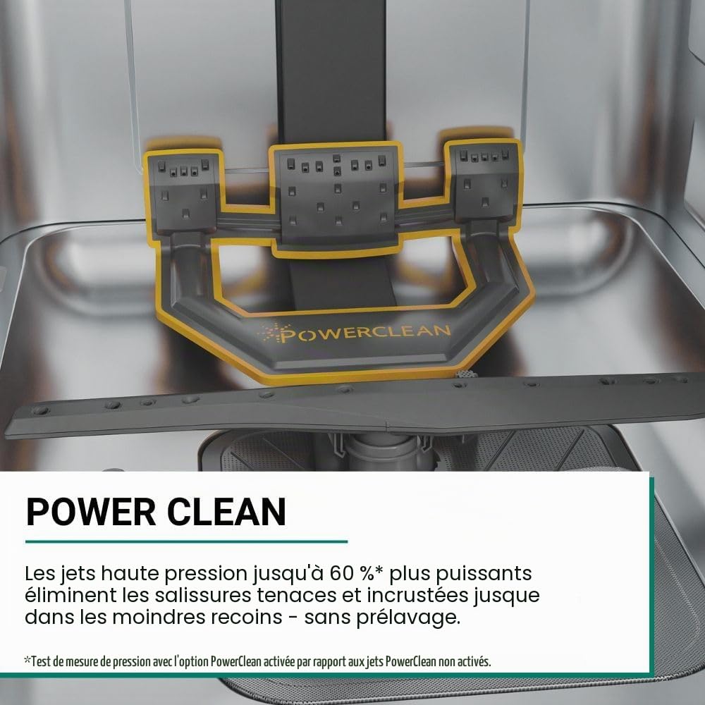 Bauknecht BK6IC11BS7LA0 Lave-vaisselle entièrement intégré (45 cm), ActiveDry, programme capteur, PowerClean, tiroir à couverts, programme d'hygiène, protection complète de l'eau, lumière sur sol