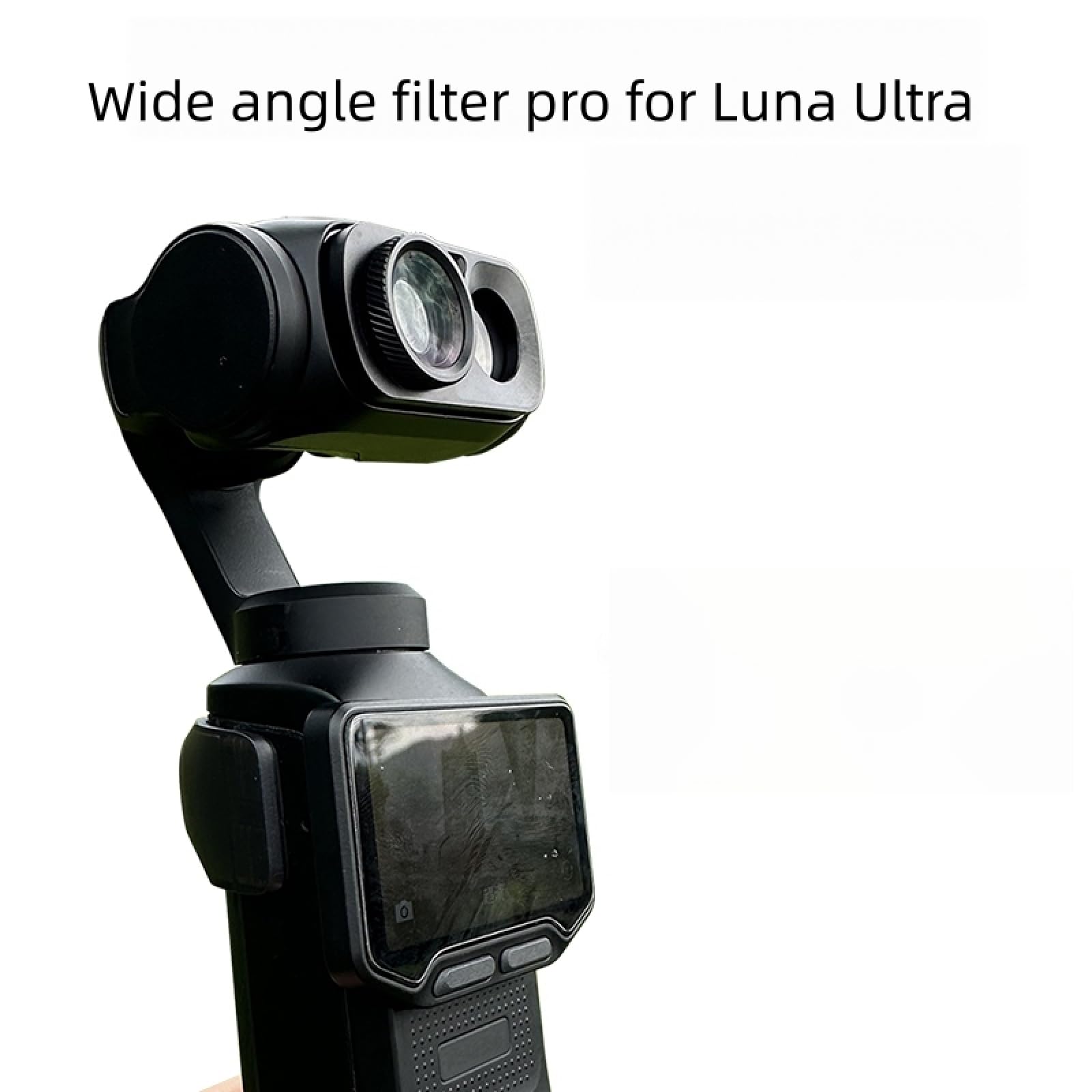 Filtro grandangolare ad alta definizione per Insta 360 Luna Ultra fotocamera, filtro di estensione angolare magnetico in lega di alluminio e vetro ottico